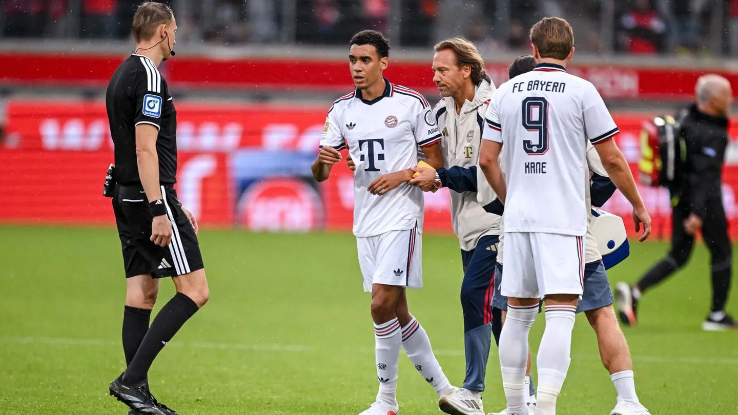 Bayern-Test in Heidenheim: Musiala sorgt erneut für Schreckmoment — doch die Lage scheint unter Kontrolle